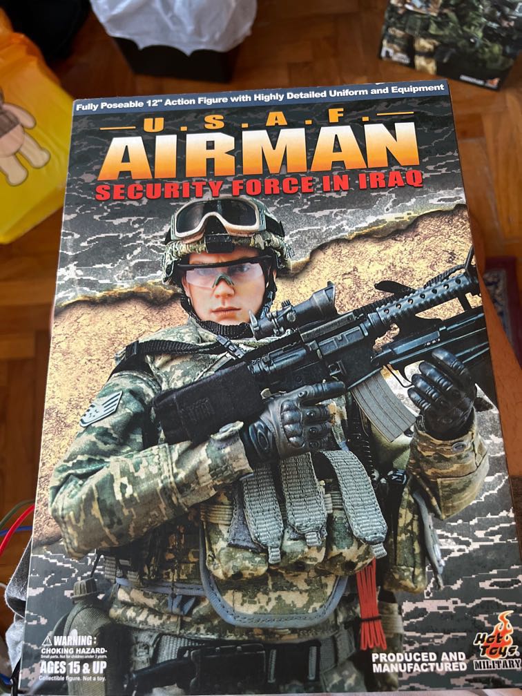 HOT TOYS 1 6 USAF SECURITY FORCE Hobbies Toys Toys Games On Carousell