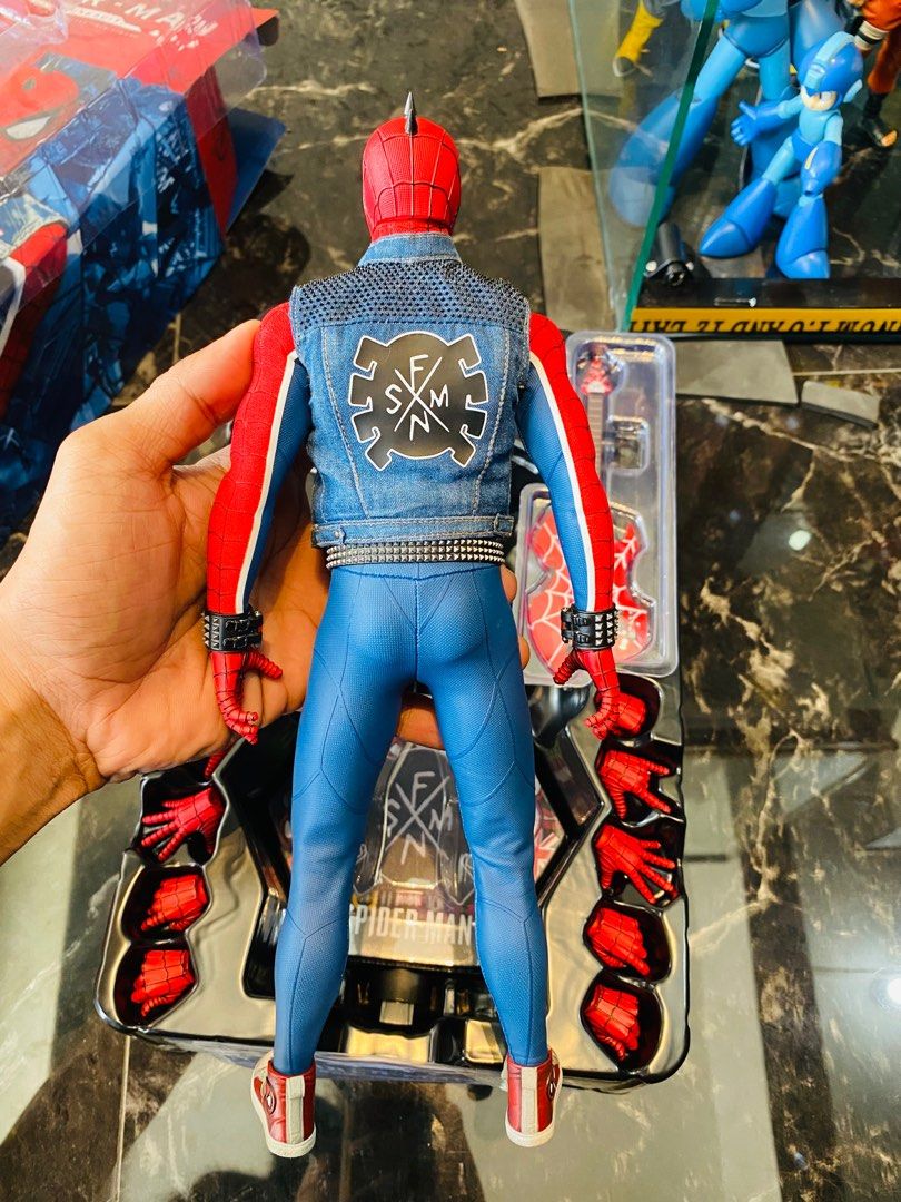 Hot Toys SPIDER PUNK SpiderMan Hobbies Toys Toys Games On Carousell