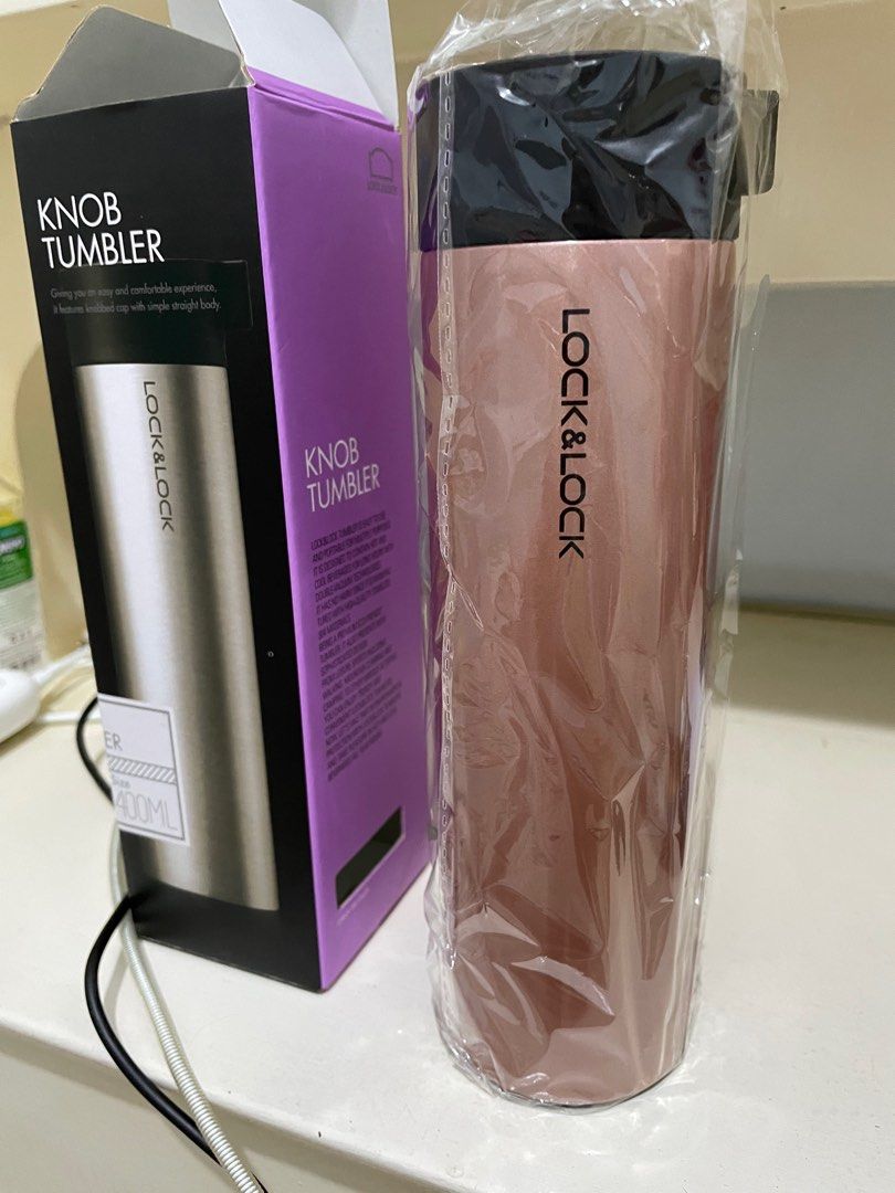 Locknlock Termos Air Minum Knob Hot Cold Ml Kitchen Appliances Di Carousell