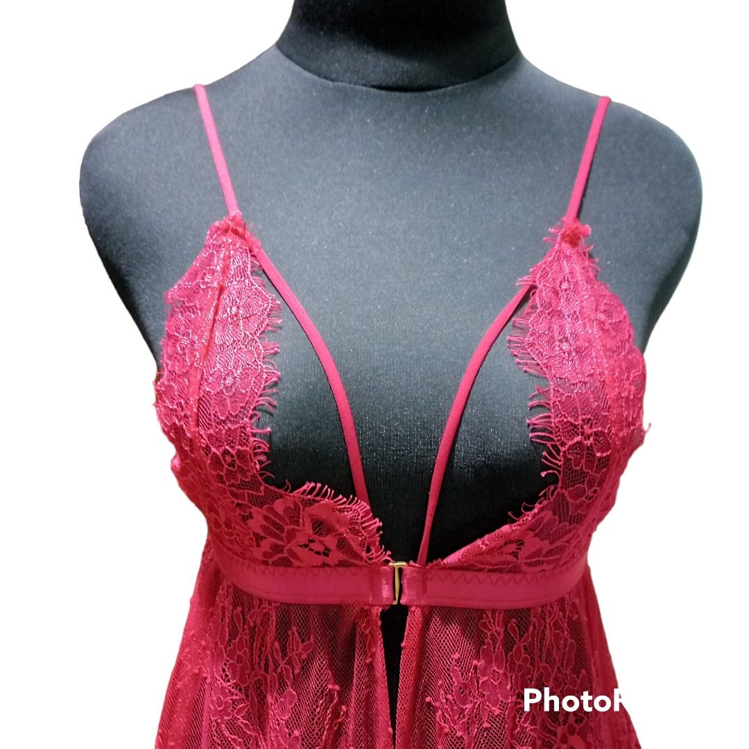 Bernice Babydoll Lingerie Sexy Lingerie By Nipplets Official Red
