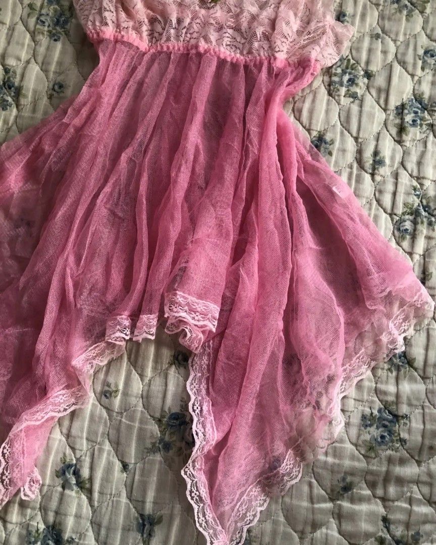 Babydoll Mesh Lace Lingerie Top On Carousell