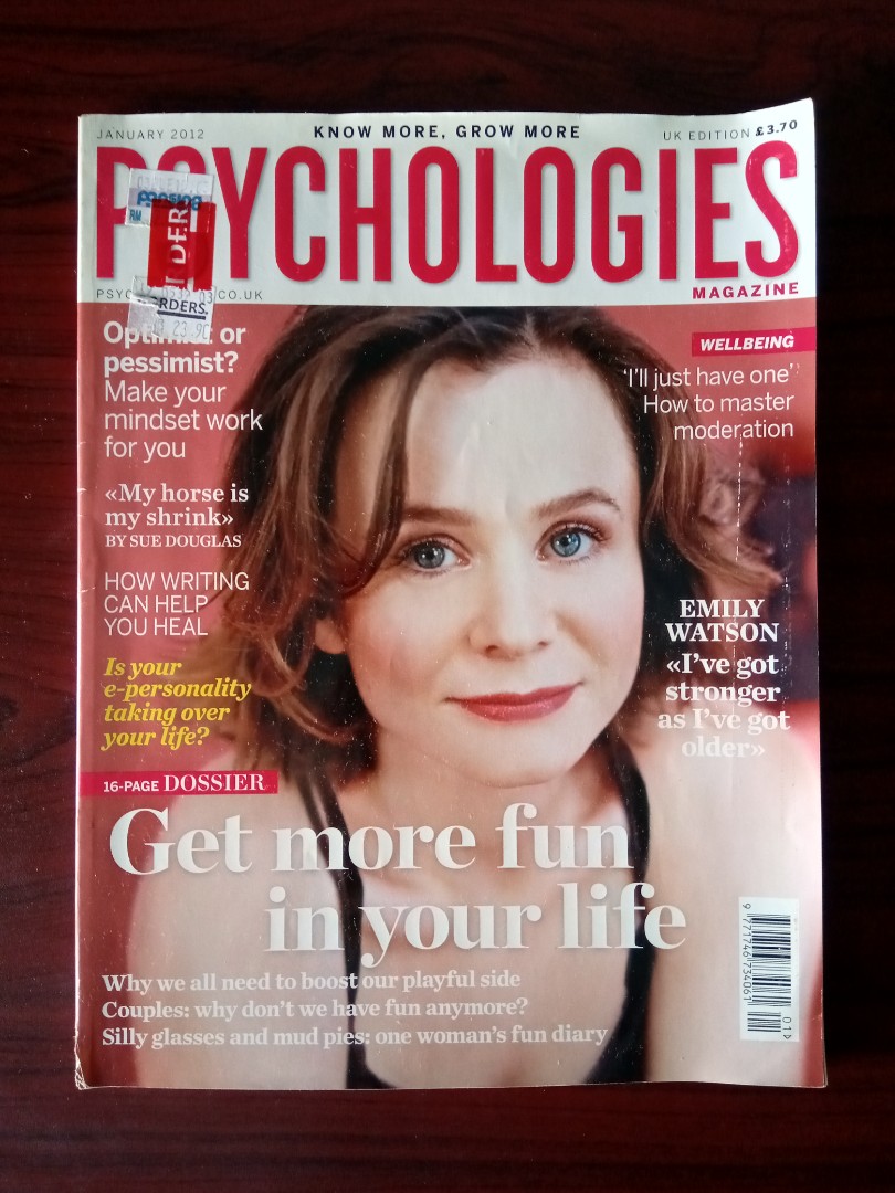 Psychologies Magazine Hobbies Toys Books Magazines Magazines On