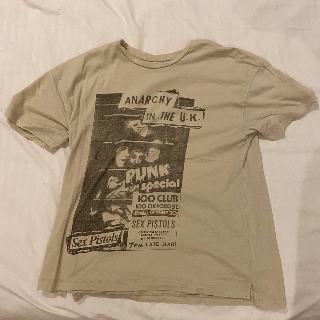 Y K Sex Pistols Band Shirt Women S Fashion Tops Shirts On Carousell