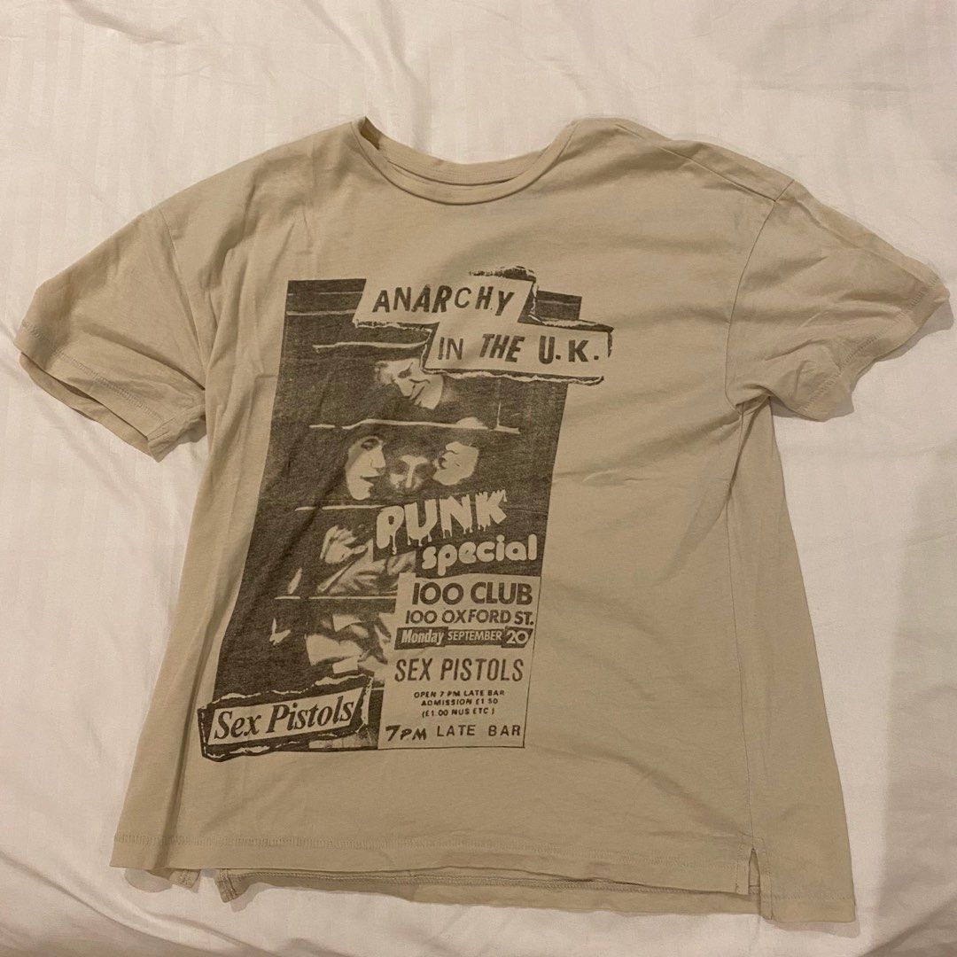 Y K Sex Pistols Band Shirt Women S Fashion Tops Shirts On Carousell