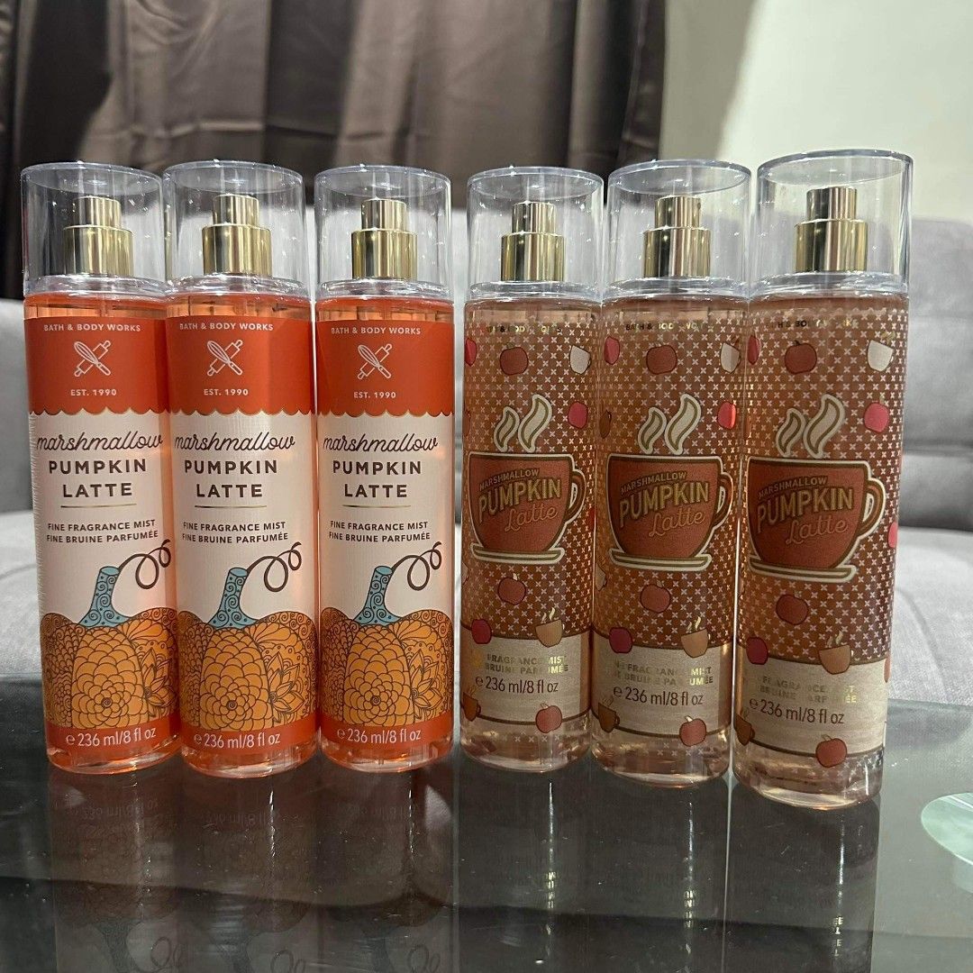 Bbw Marshmallow Pumpkin Latte New Packaging Beauty Personal Care