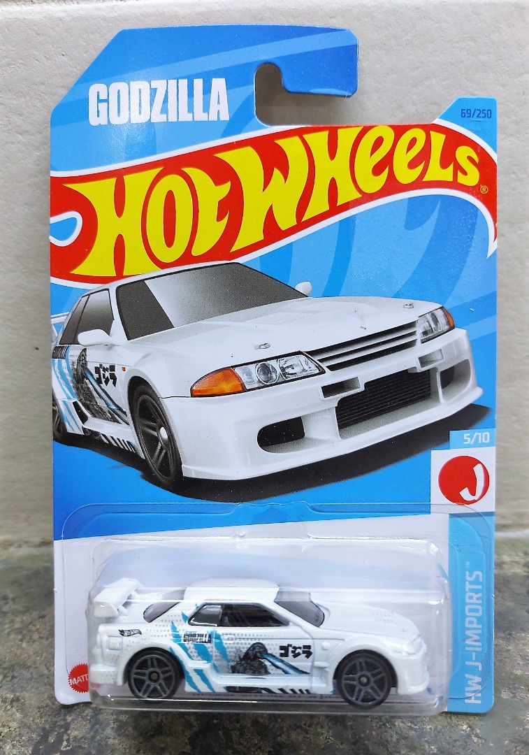 Godzilla Nissan Skyline Gt R R Hot Wheels J Imports Series Hobbies Toys Toys