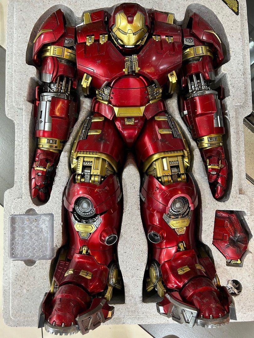 Hot Toys Mms Avengers Age Of Ultron Iron Man Mk Hulkbuster Collectible Figure Hobbies