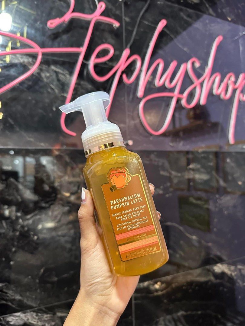 Bbw Marshmallow Pumpkin Latte Foaming Hand Soap Beauty Personal Care