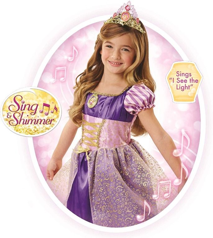 Hot Rapunzel Disney Princess Sing Shimmer Dress Rare Hobbies Toys Toys Games On Carousell