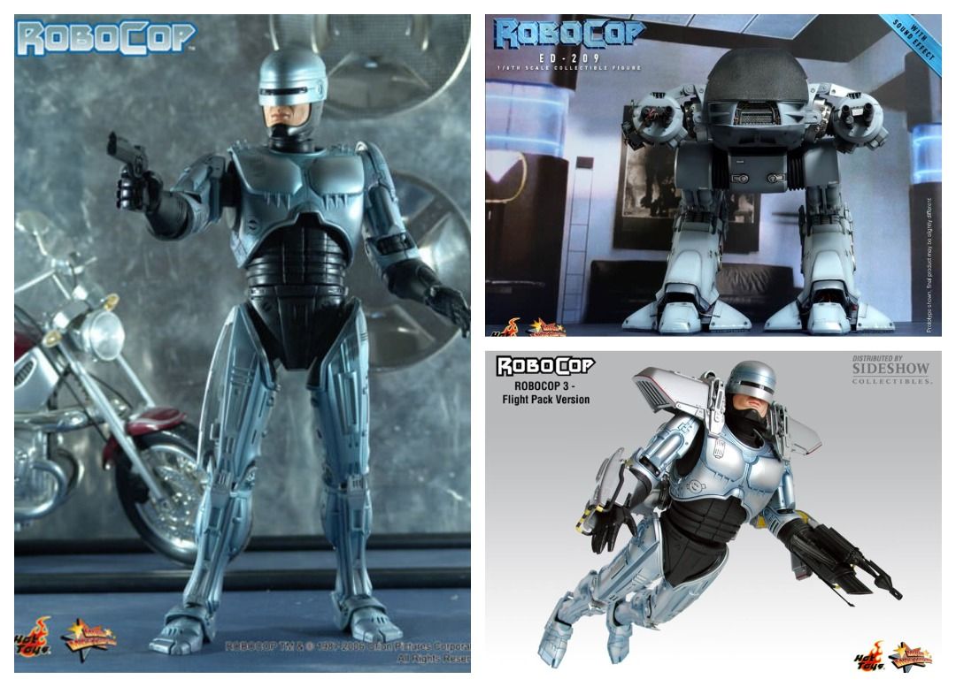 HOT TOYS ROBOCOP ED ROBOCOP ROBOCOP W FLIGHT PACK th SCALE 興趣及遊戲 玩具 遊戲類