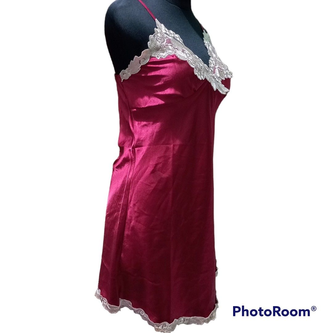 Rebecca Kimono Lingerie Set Bahan Satin Sleepwear Lingerie Fesyen