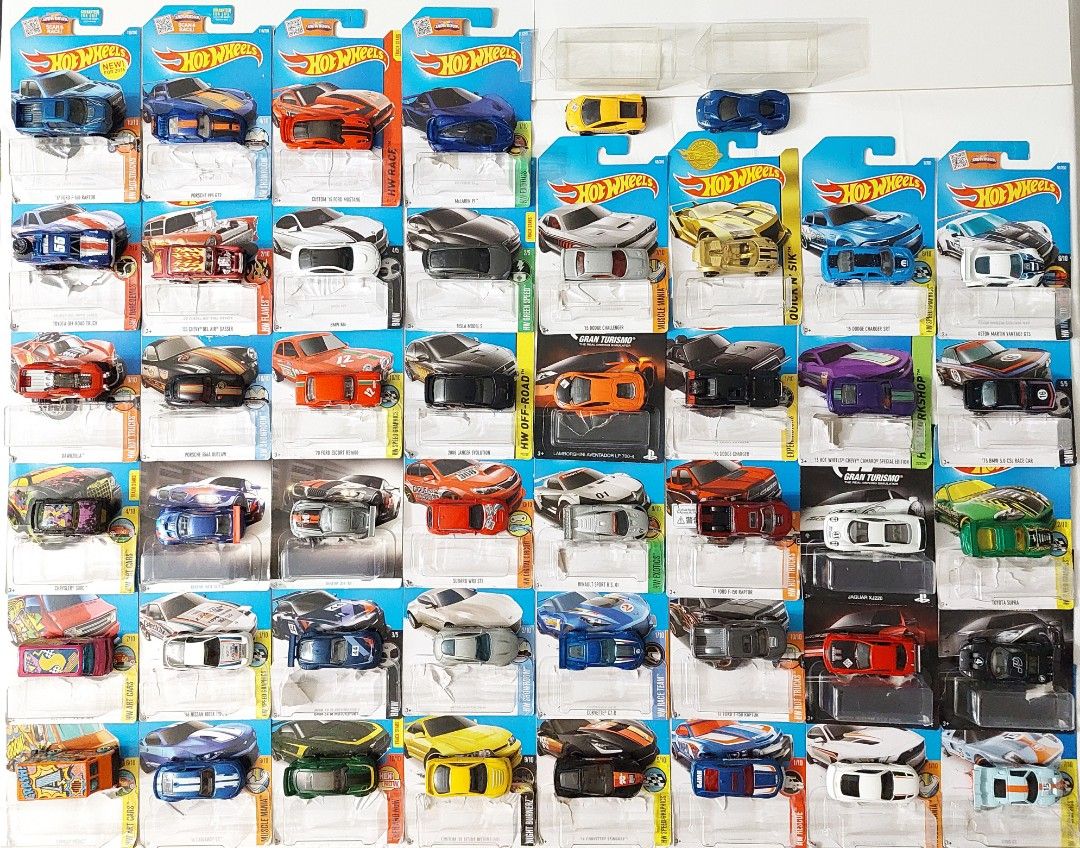 Hot Wheels Hotwheels Second hands Cars Set 特價 清貨 二手 已開盒 絕版 風火輪 車仔 x 架 不散 興趣及遊戲 玩具 遊戲類