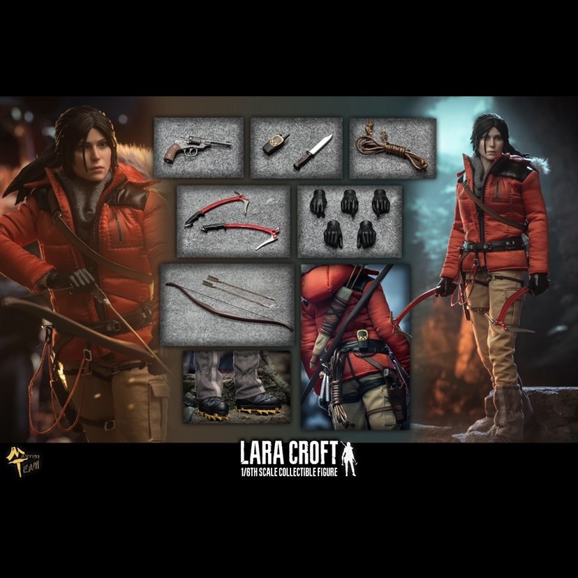Tomb Raider Lara Croft By Mttoys Scale Figure Compatible With Hot Toys Etc Free Display