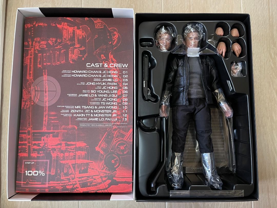 樓下交收減 100 全新 開Check Hottoys MMS307 Terminator Genisys T 800 Guardian 未來戰士 MMS 307 Hot toys 興趣