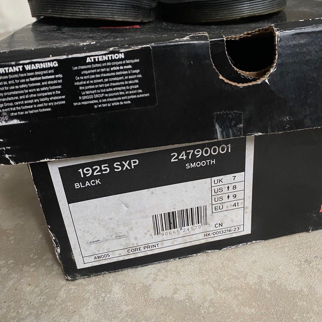 Dr Martens X Sex Pistols Black Smooth Dm Docmart Steel Toe Not