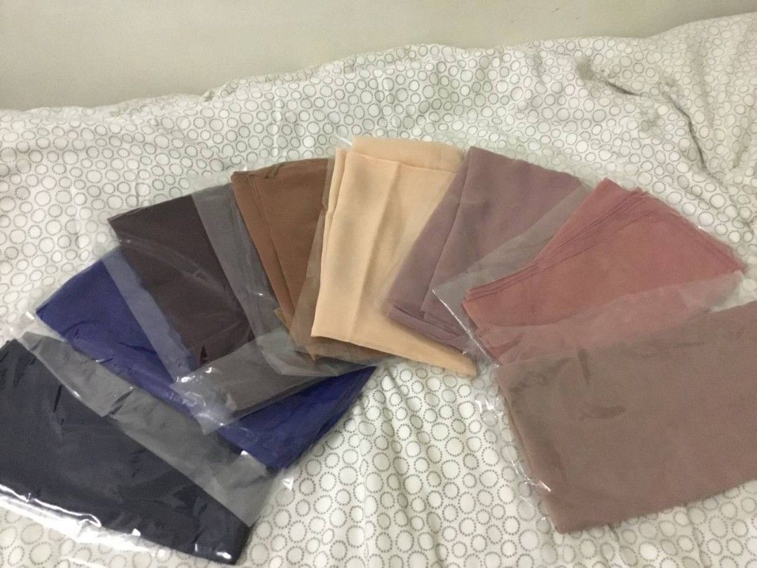 Tudung Bawal Soft Nude Colour Rm Each Women S Fashion Muslimah