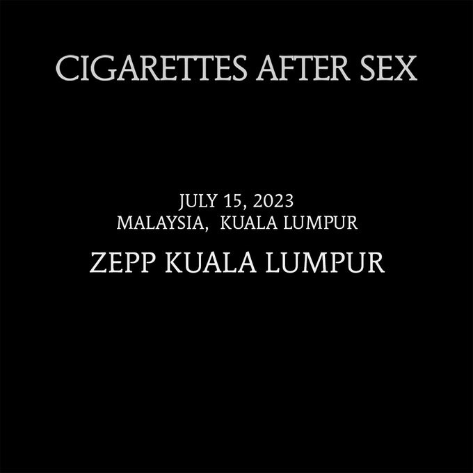 Wtb Cigarettes After Sex In Kl July Tickets Vouchers Event
