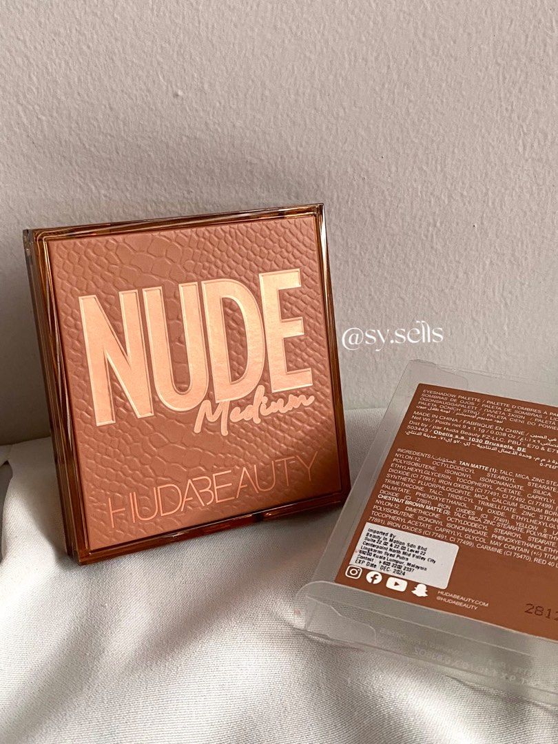 HUDA BEAUTY Nude Obsession Eyeshadow Palette Medium Beauty