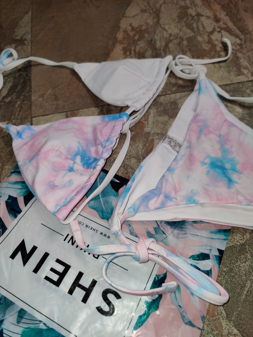 Mixed Tie Dye Two Toned Tie Dye Two Piece Bikini Swimsuit On Carousell