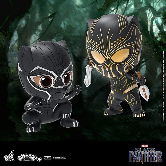 Hot Toys Black Panther And Erick Killmonger Cosbaby Hobbies Toys Toys Games On Carousell