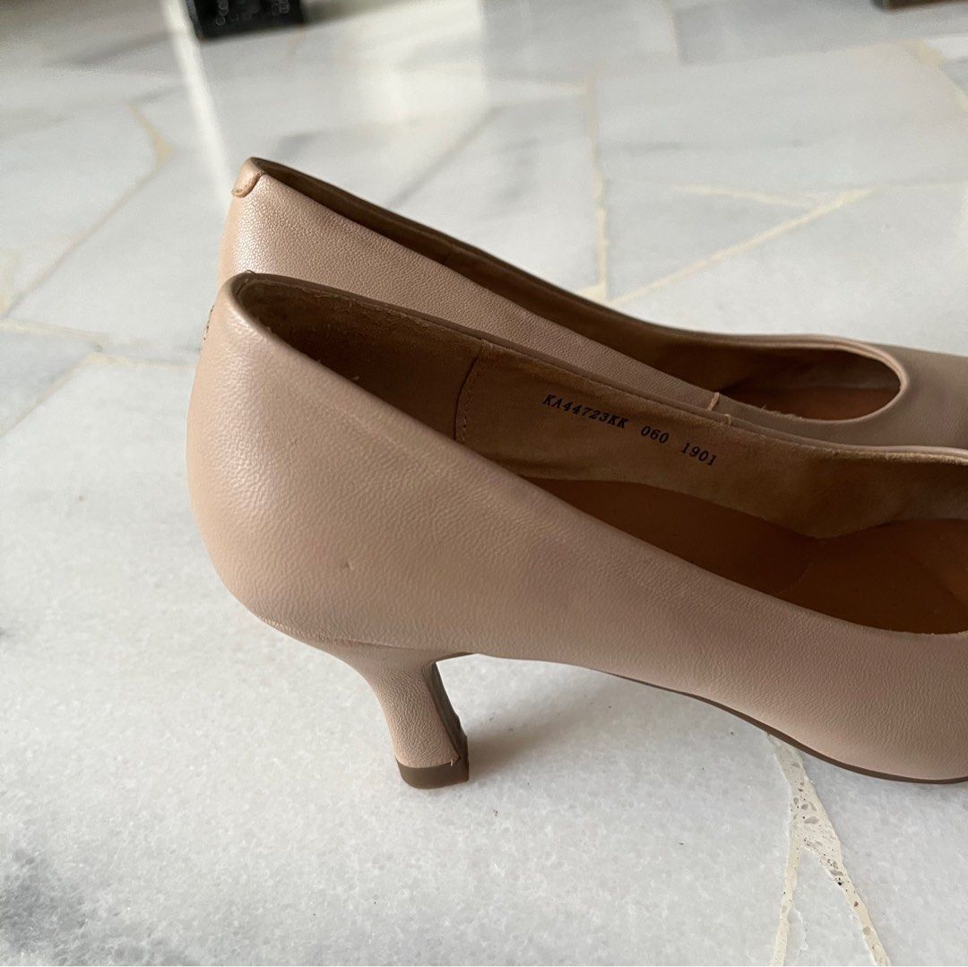 Hush Puppies Nude Heels Women S Fashion Footwear Heels On Carousell