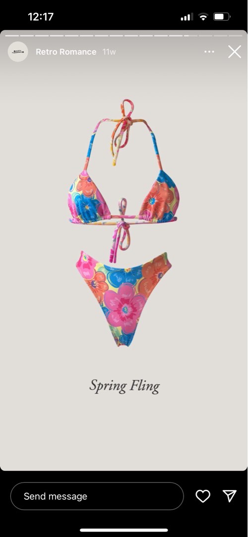 Pacific Palais Bikini Spring Fling Women S Fashion Swimwear Bikinis
