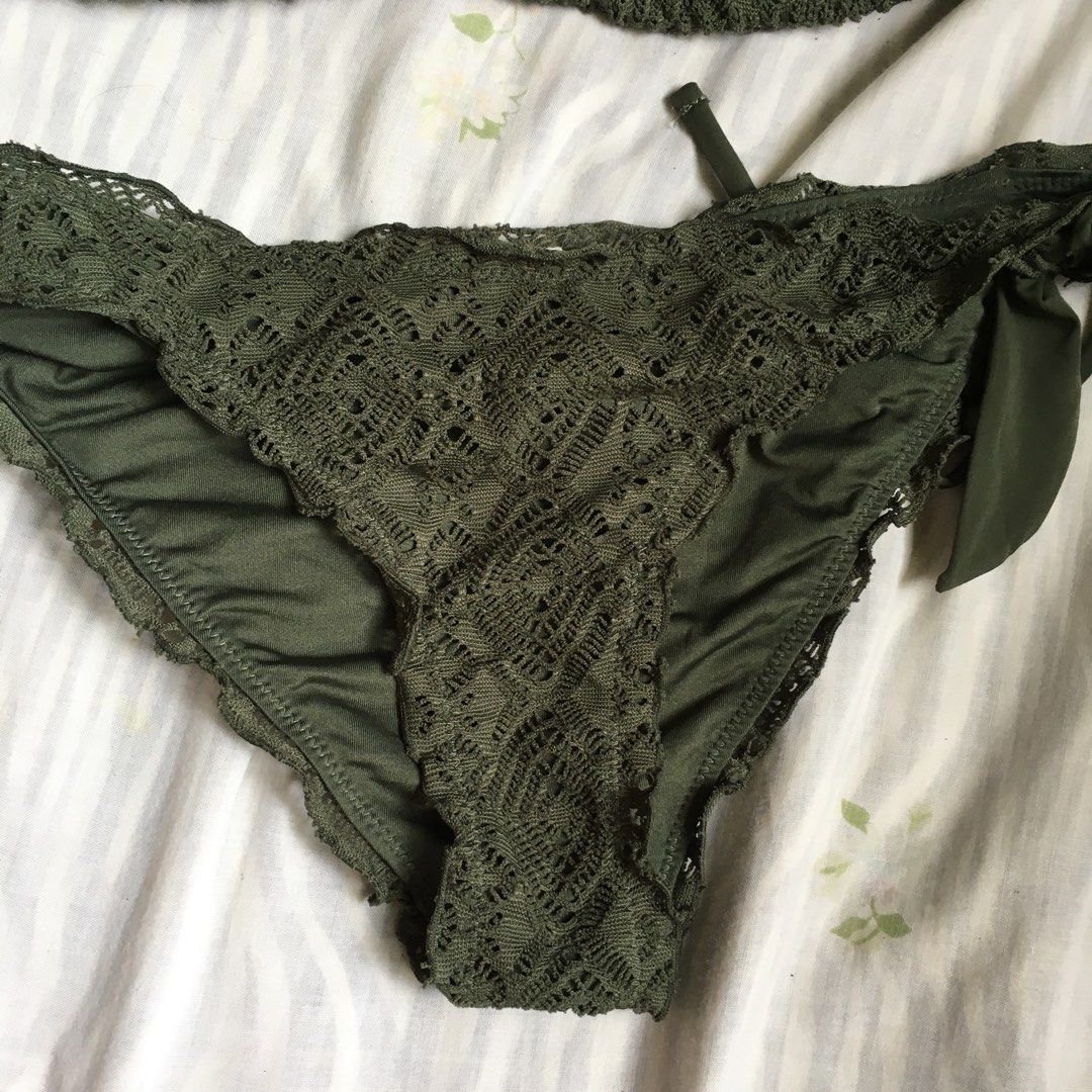 Army Green Bikini Women S Fashion Swimwear Bikinis Swimsuits On