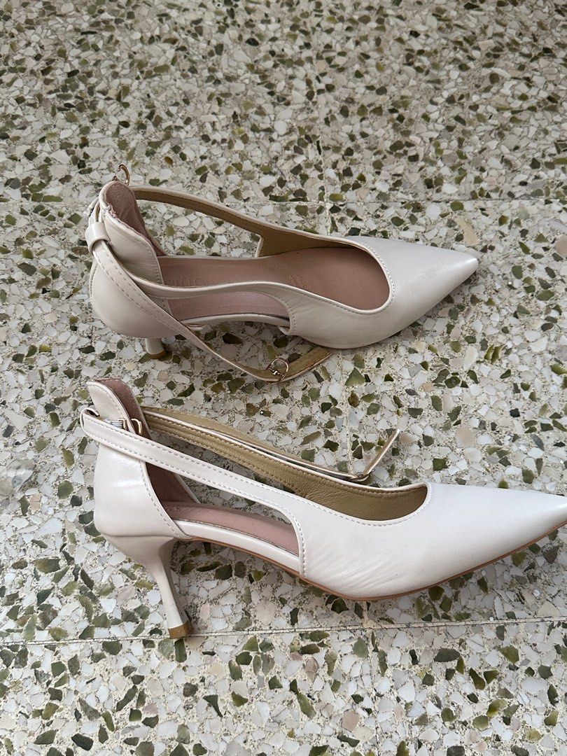 Nude Heels Women S Fashion Footwear Heels On Carousell
