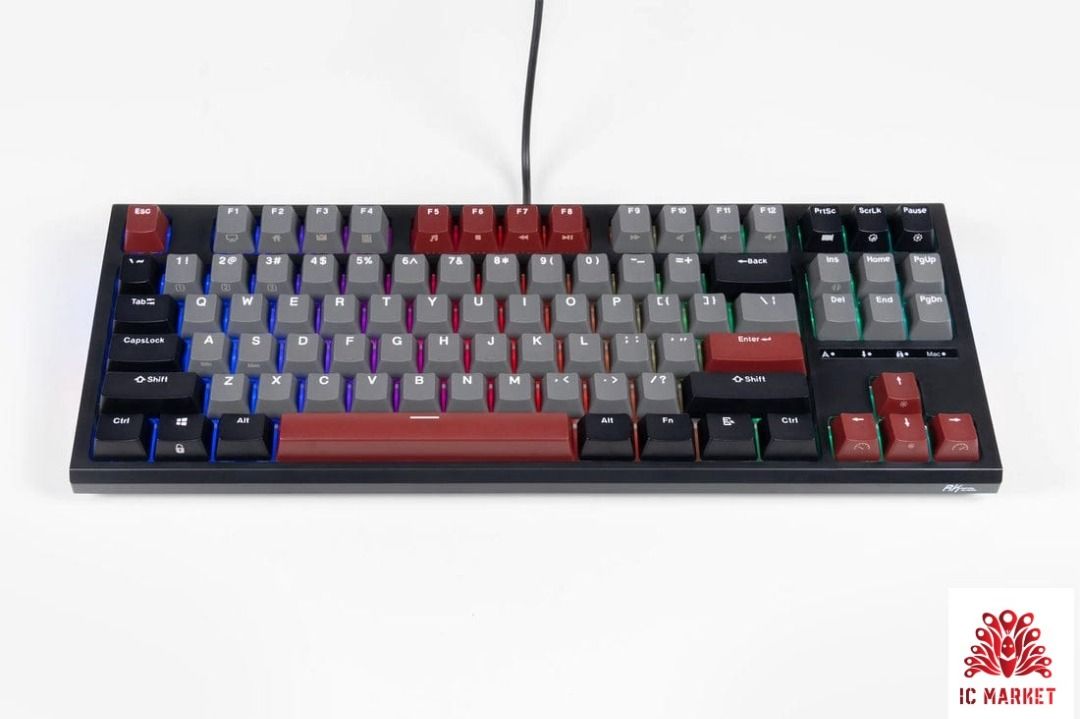 Royal Kludge R87 Hot Swappable Wired RGB Mechanical Gaming Keyboard 87 Keys Tenkeyless