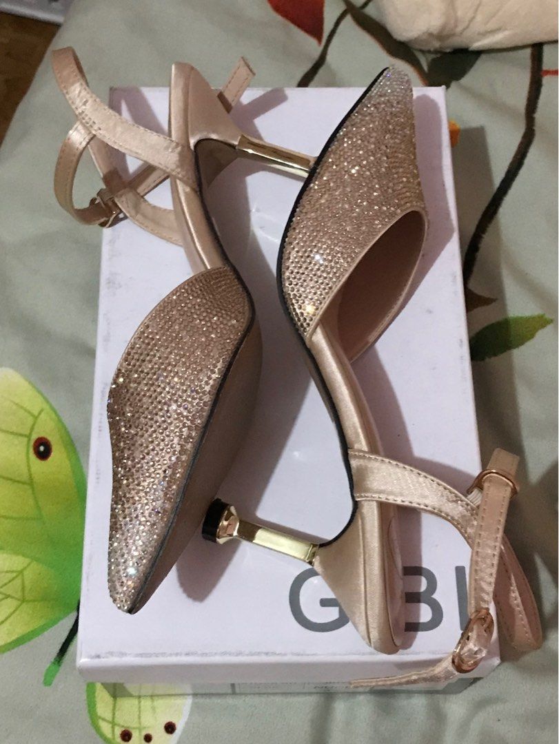 Gibi Nude Jihyo Wedding Heels Women S Fashion Footwear Heels On