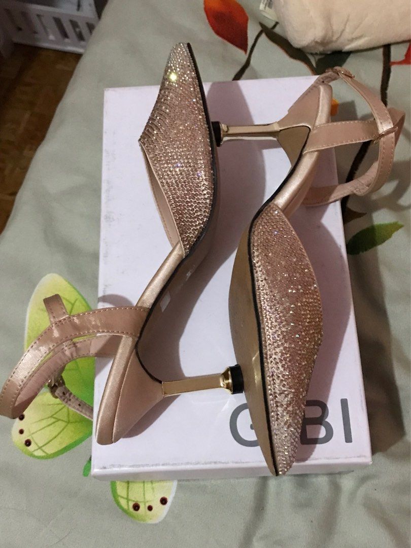 Gibi Nude Jihyo Wedding Heels Women S Fashion Footwear Heels On