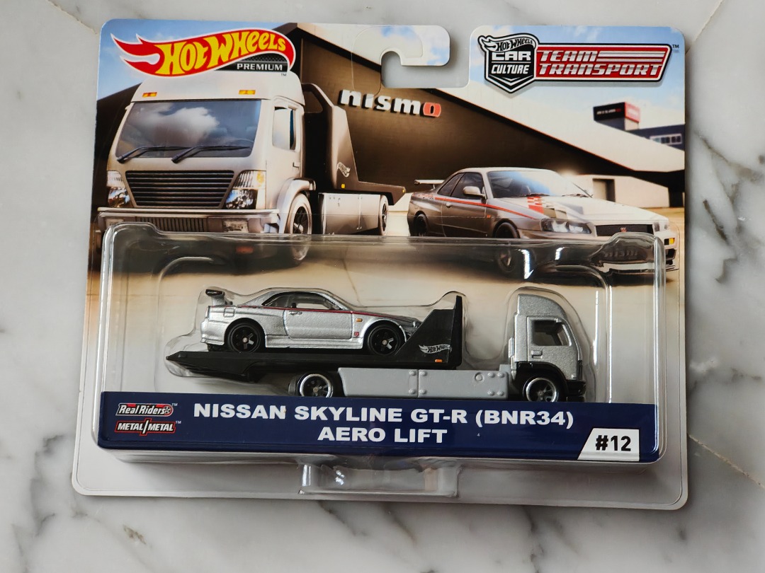 Hot Wheels Nissan Skyline R34 Nismo Team Transport Series Hobbies Toys Toys Games On Carousell
