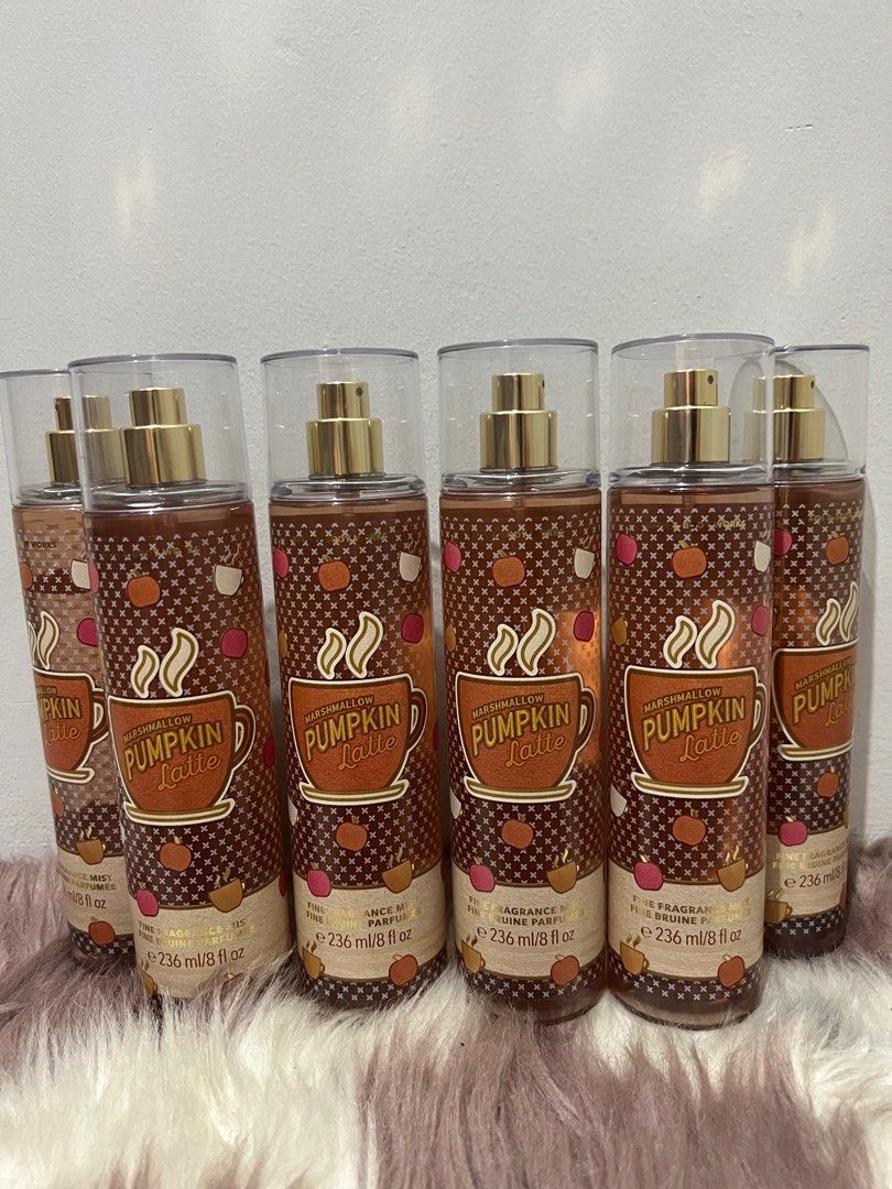 Bbw Marshmallow Pumpkin Latte New Packaging Beauty Personal Care