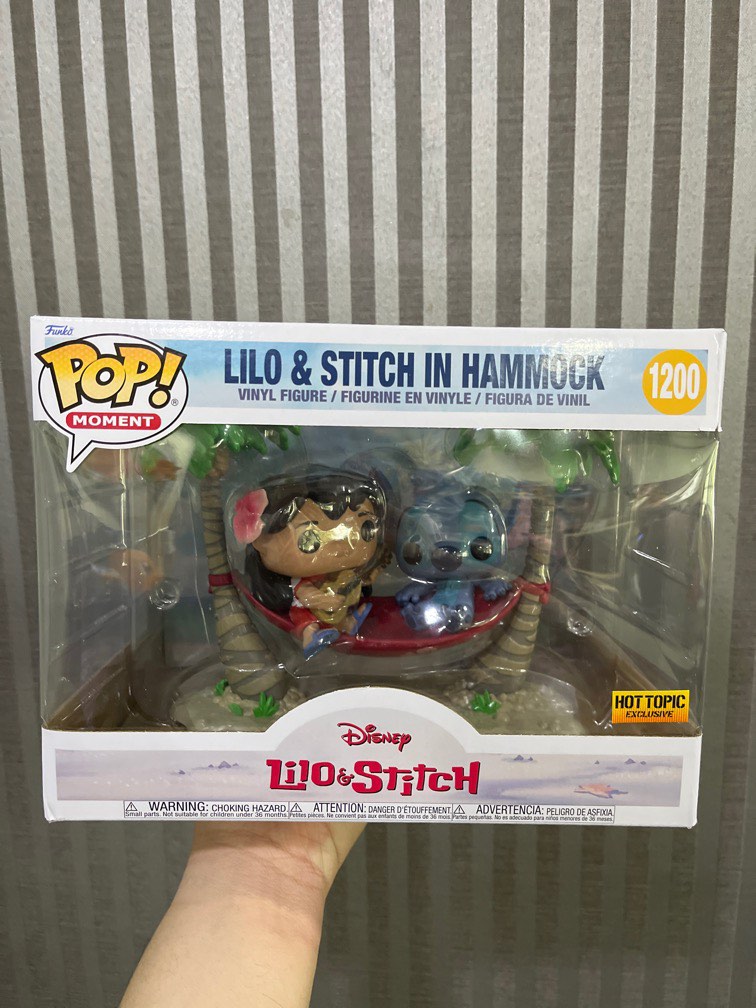 Lilo Stitch In Hammock Pop Moment Hot Topic Exclusive Hobbies Toys Toys Games On Carousell