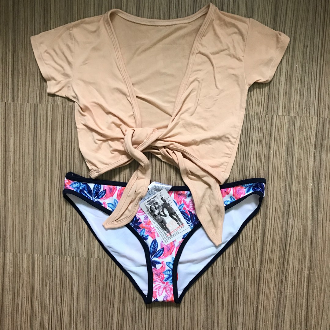 2pc Swimsuit Mix Match Bikini Set Bikini Bottoms Bikini Top Women S Fashion Swimwear