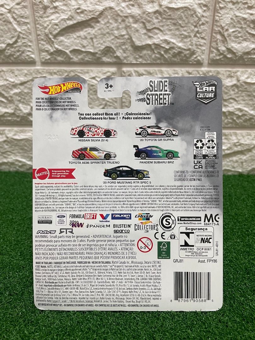 HOT WHEELS SUBARU BRZ PANDEM SLIDE STREET CAR CULTURE Hobbies Toys Toys Games On Carousell
