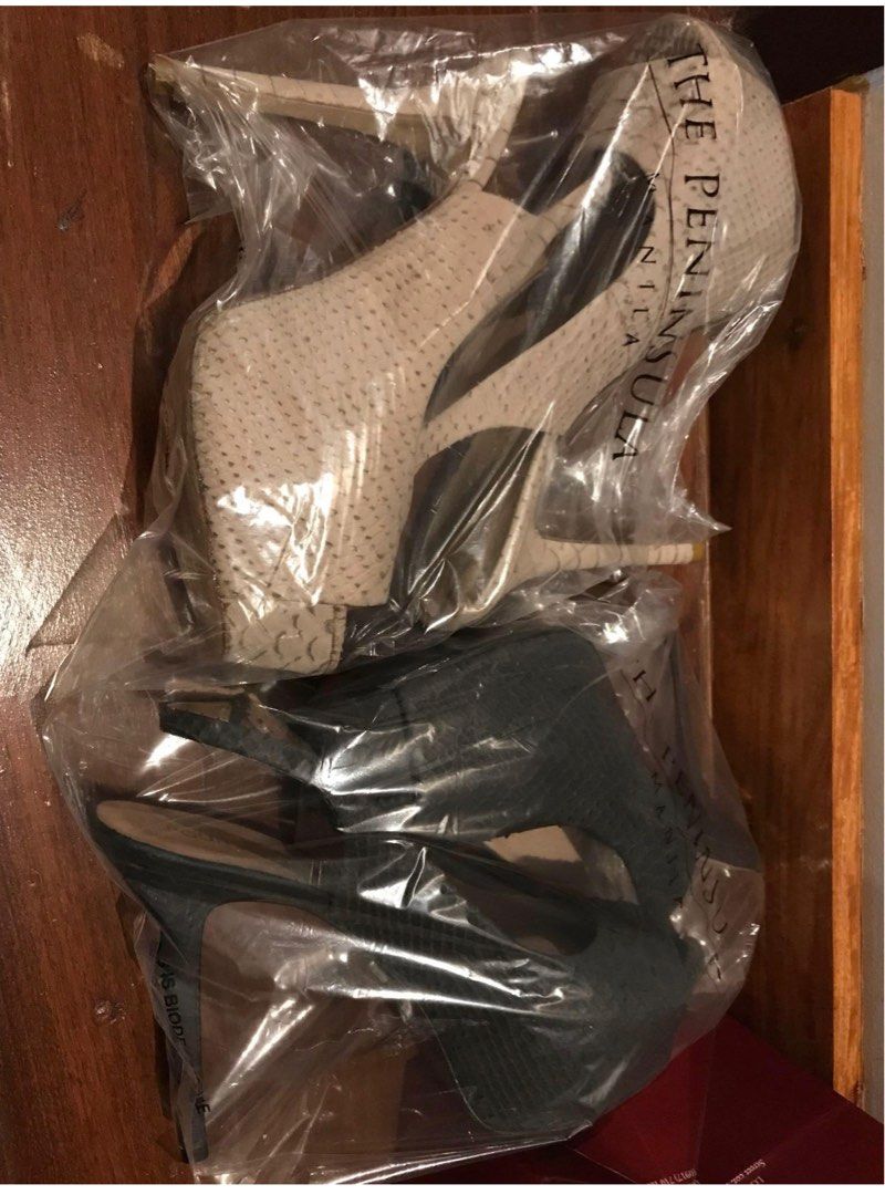 Black Sold And Nude Sling Back Heels On Carousell