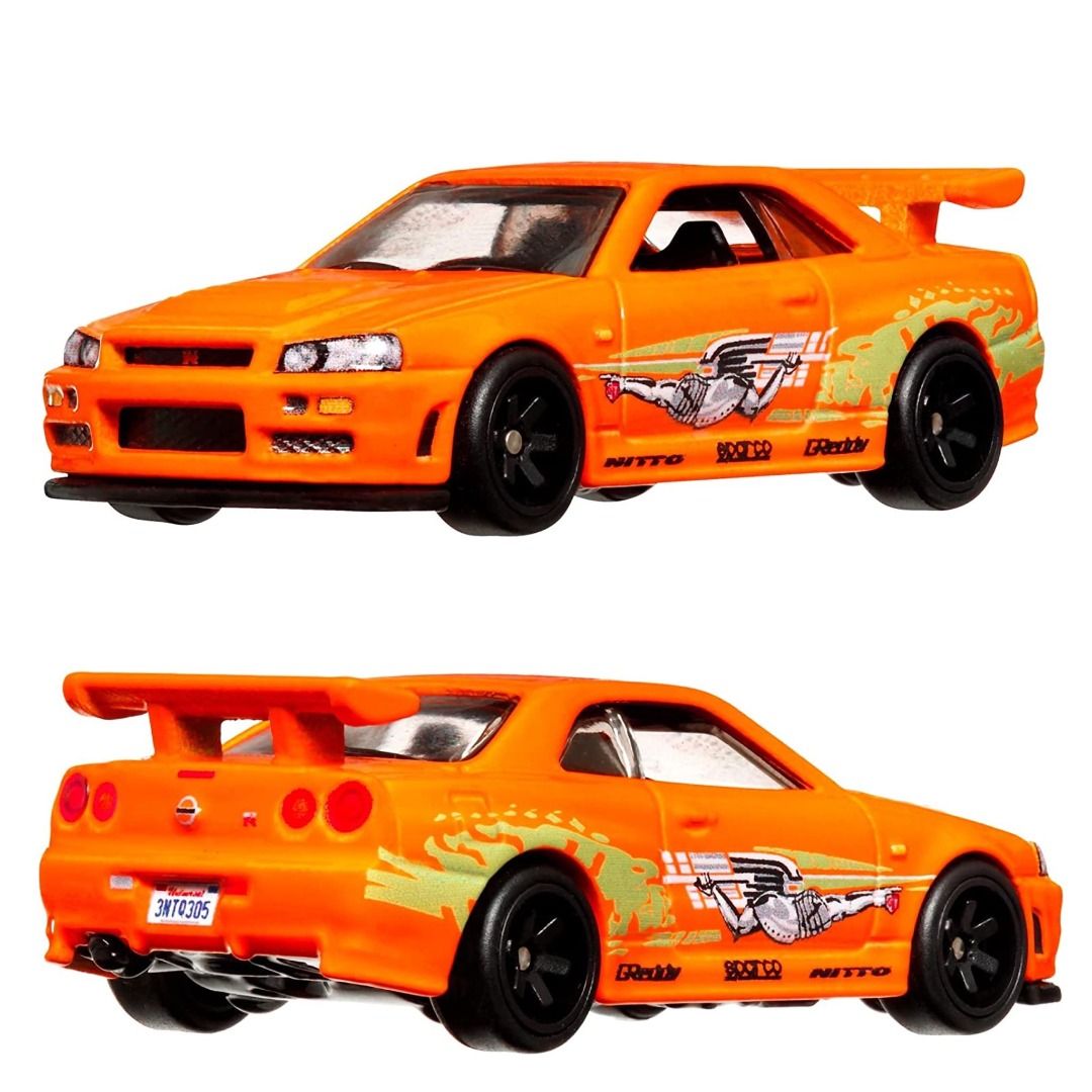 Hot Wheels Ronin Run Fast Furious Nissan Skyline GT R BNR34 98 Subaru Impreza 22B Sti Version