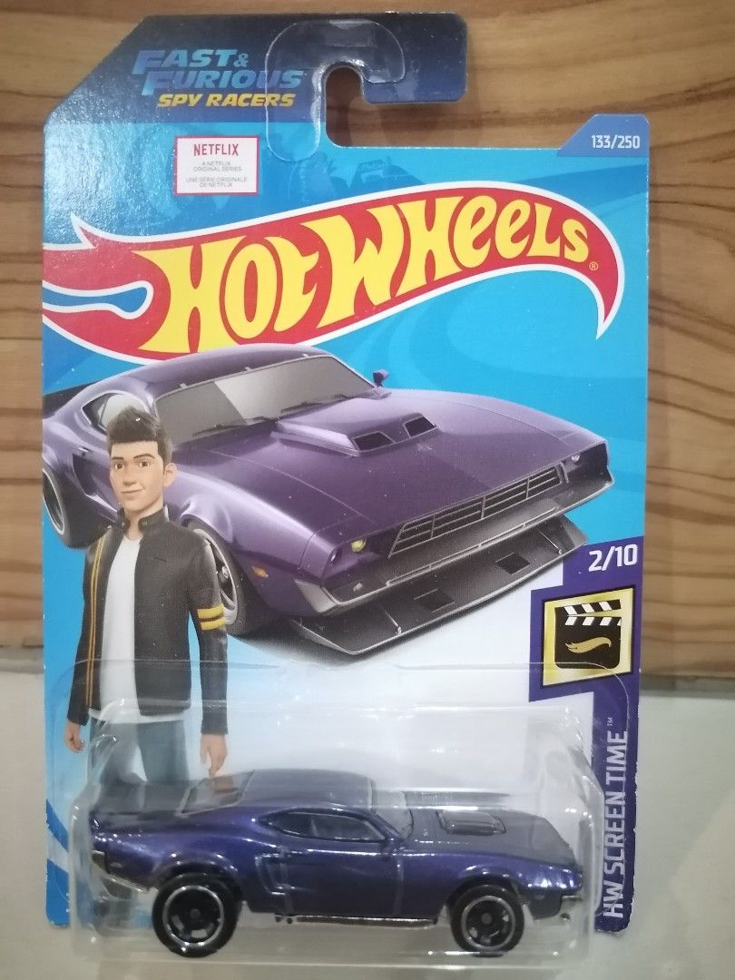 Hot Wheels Fast Furious Spy Racers Ion Motors Thresher Metalflake Purple Hobbies
