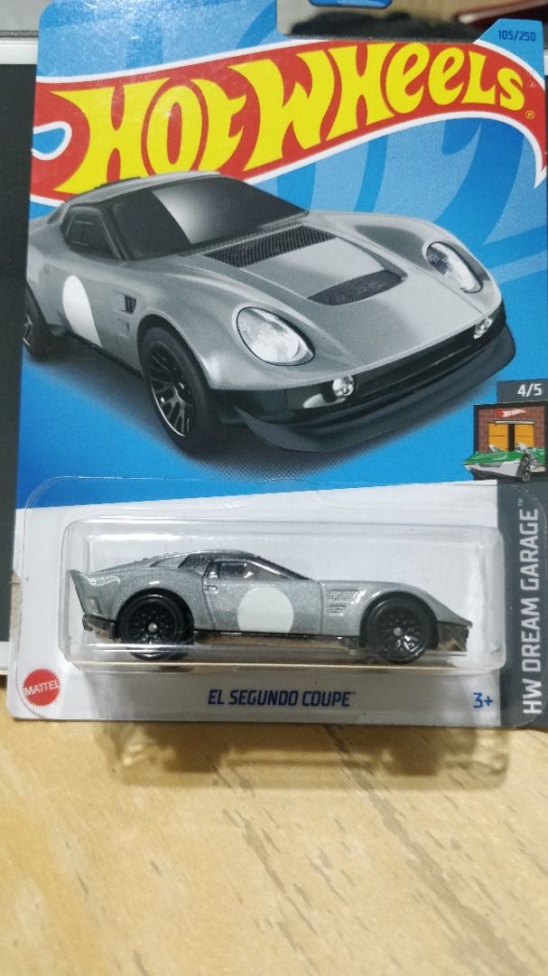 Hot Wheels El Segundo Coupe Metalflake Gray HW Dream Garage 2023 1 64 Hobbies Toys