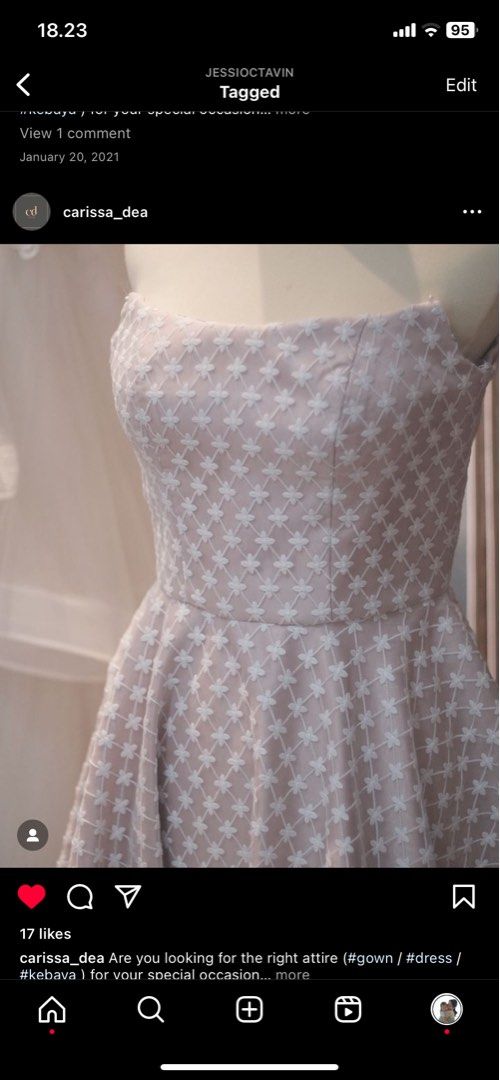 Nude White Flare Party Dress Kemben Fesyen Wanita Pakaian Wanita