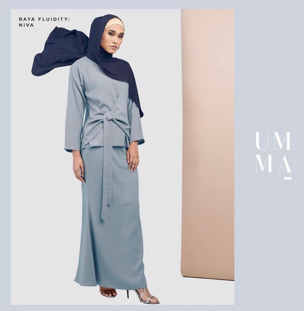 Umma Niva Kurung In Nude Brown Women S Fashion Muslimah Fashion Baju