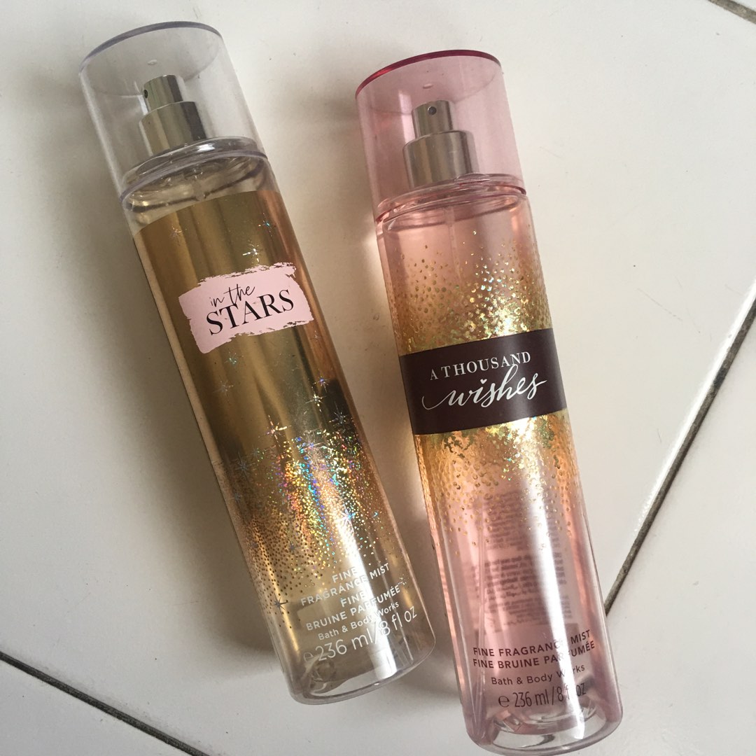 BATH BODY WORKS BBW FINE FRAGRANCE MIST A THOUSAND WISHES IN THE