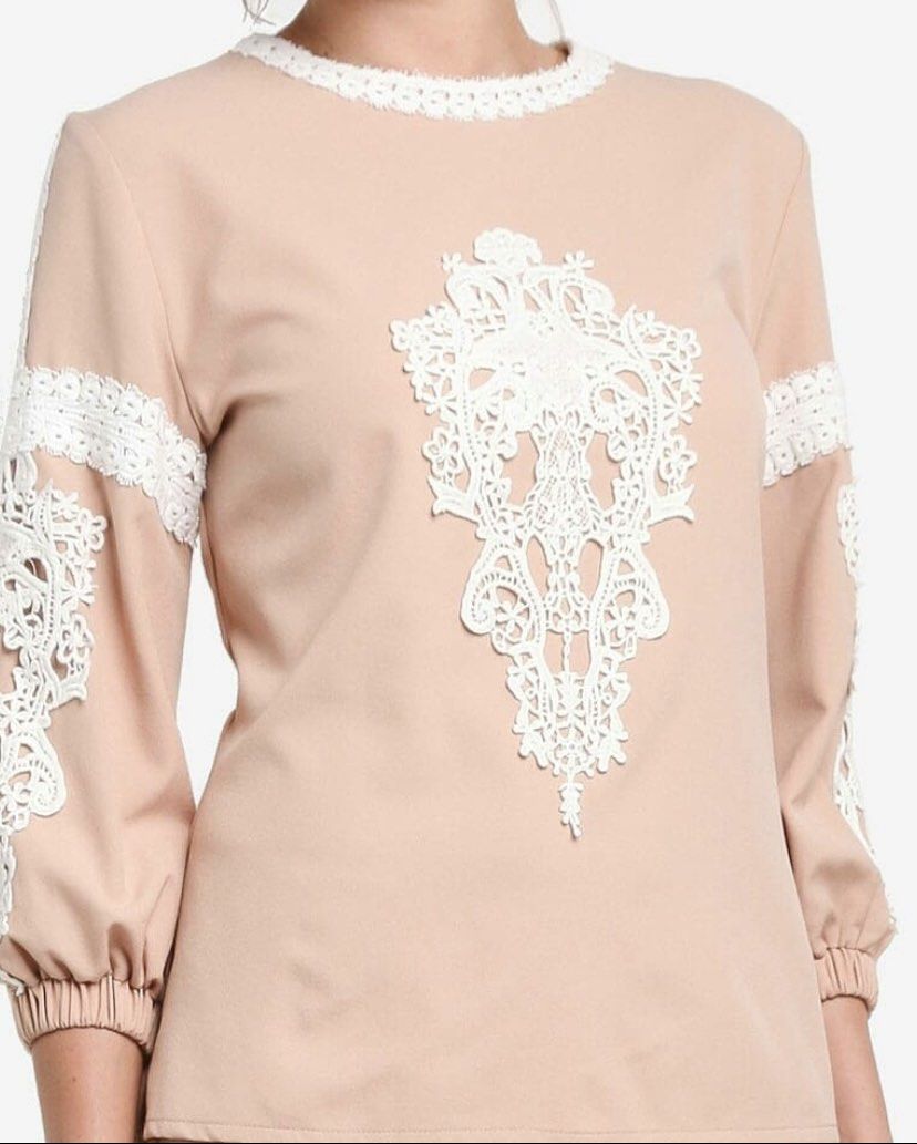 Emel Metz Baju Kurung Nude Beige Women S Fashion Muslimah Fashion