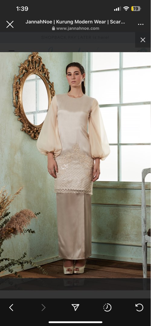 Jannahnoe Laelia Kurung Nude Women S Fashion Muslimah Fashion Baju