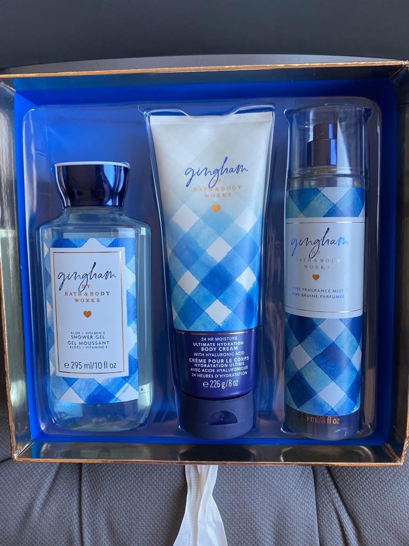 BBW Gift Set Gingham Into The Night Dark Kiss On Carousell