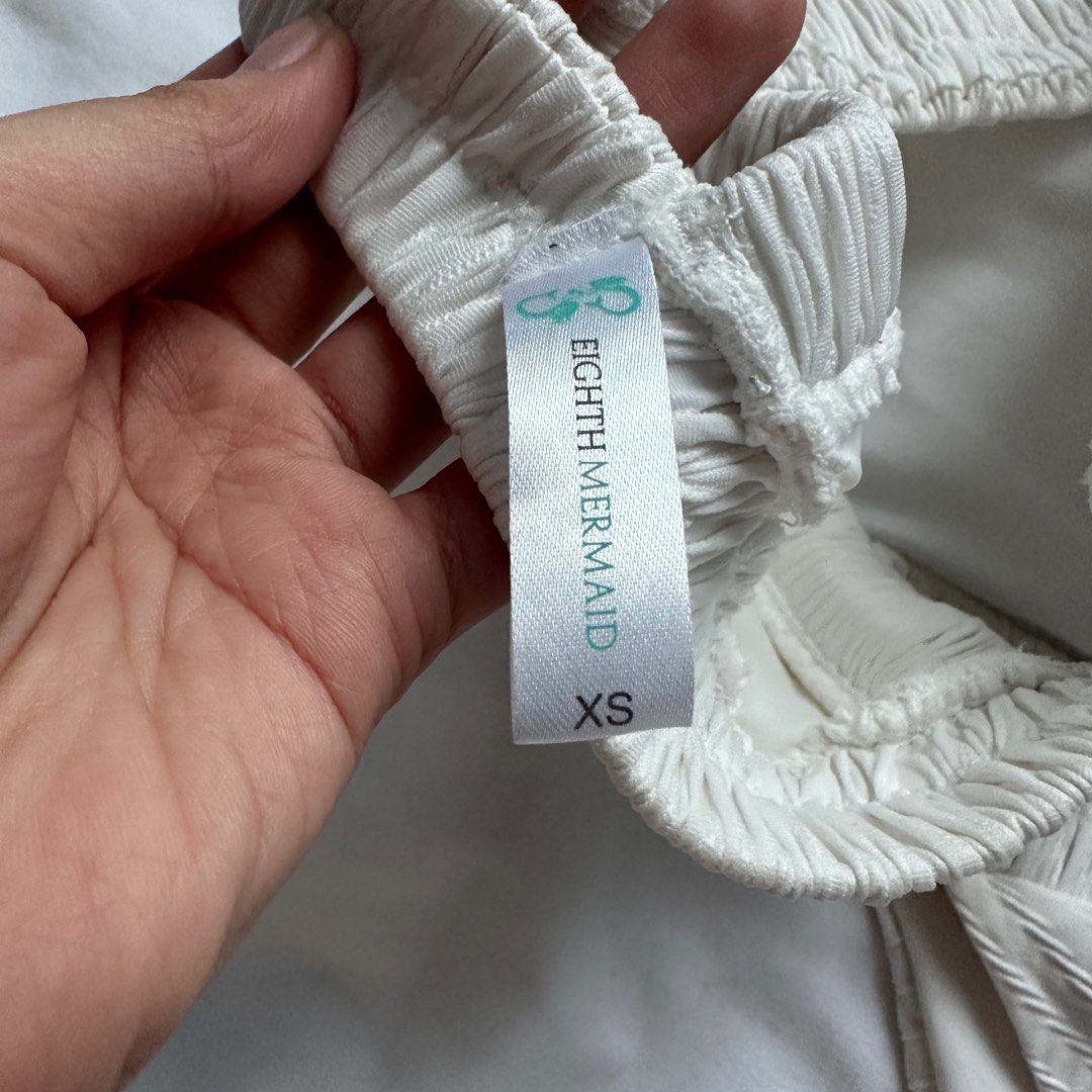 Eighth Mermaid Bikini In White On Carousell