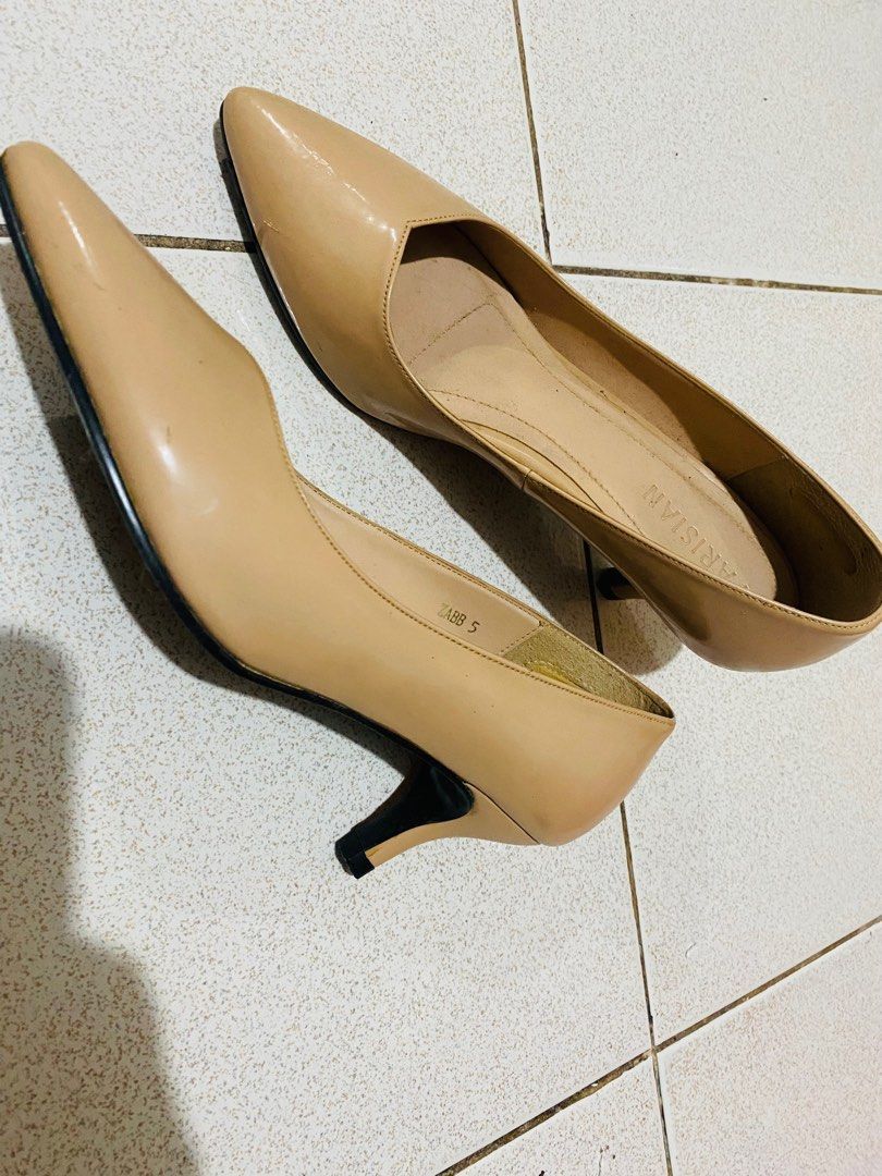 PARISIAN NUDE HEELS Women S Fashion Footwear Heels On Carousell