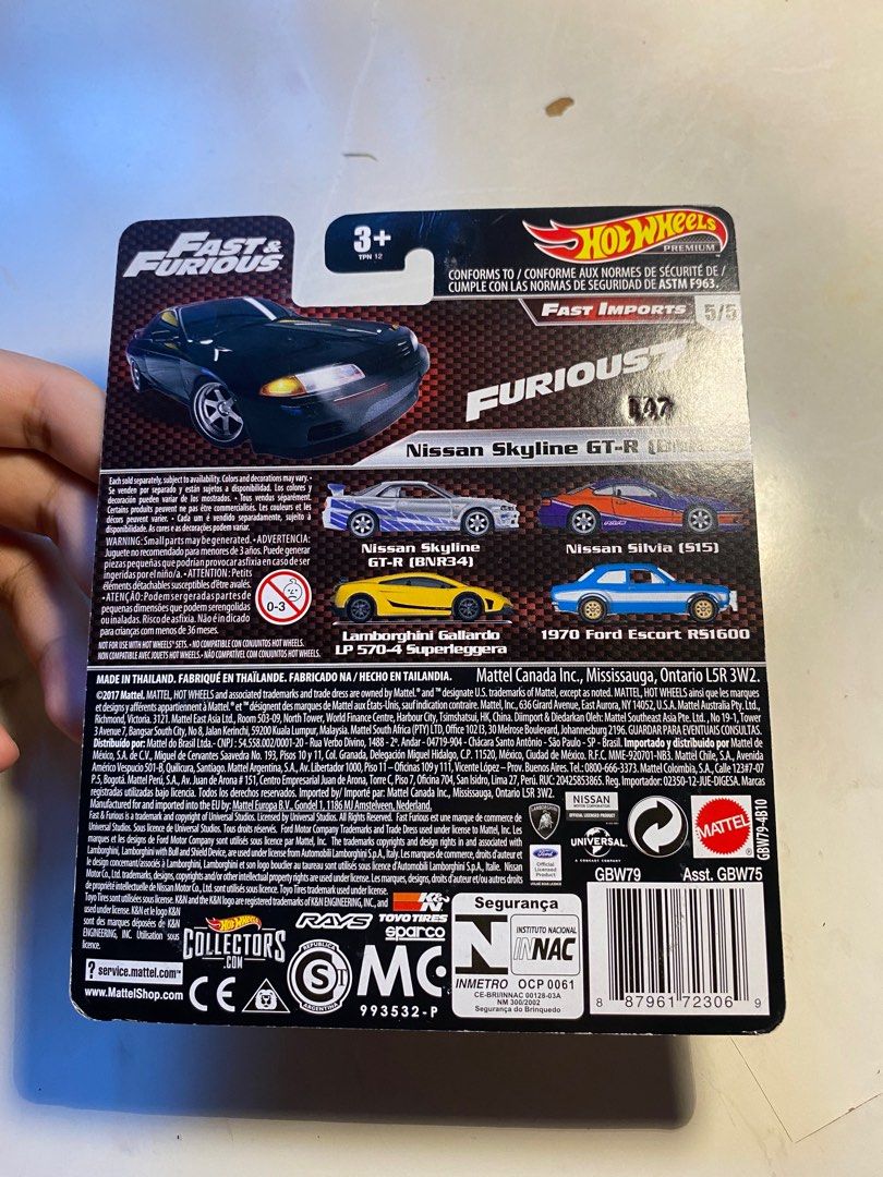 Hot Wheels R32 Fast And Furious Hobbies Toys Toys Games On Carousell
