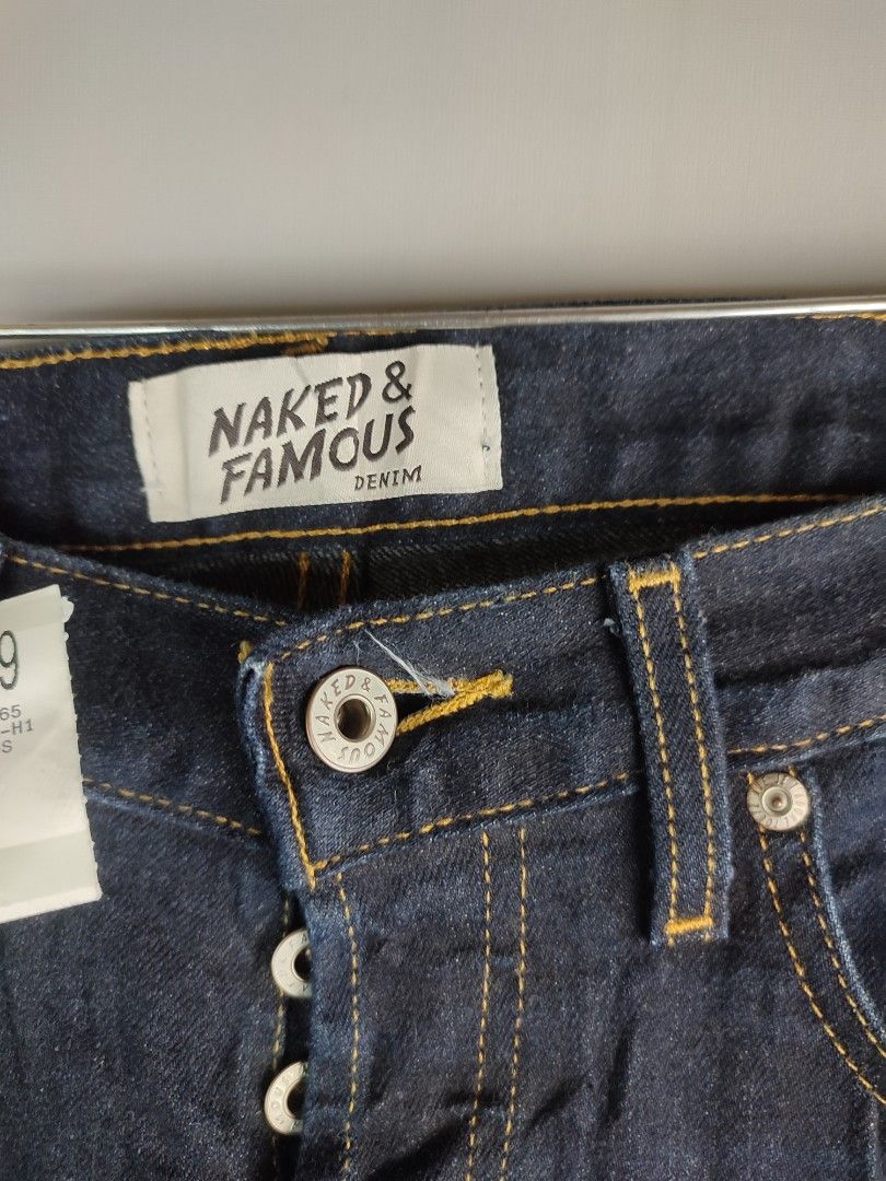 Naked And Famous Skinny Guy Selvedge Men S Fashion Bottoms Jeans On